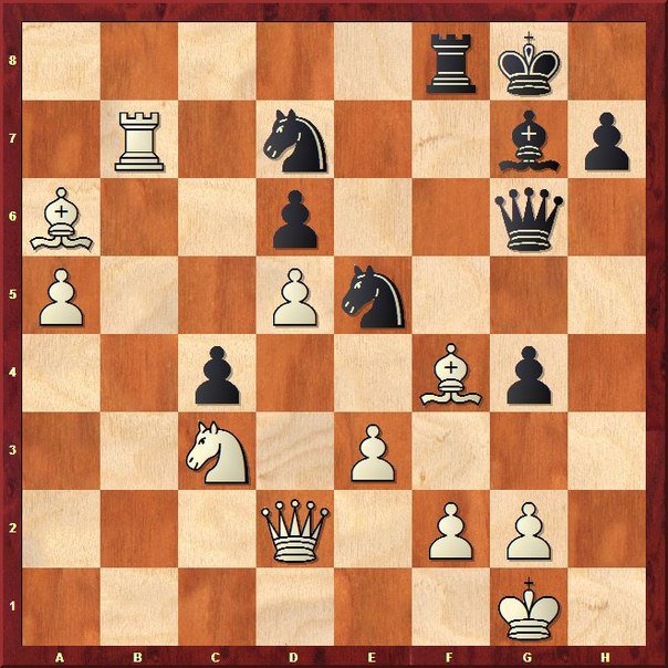 Легкая шахматная задача - выигрыш черных
