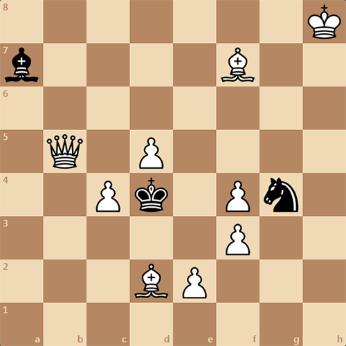 Мат в 2 хода, решить задачу по шахматам