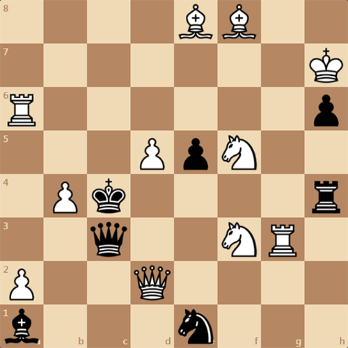 Увлекательная шахматная задача, мат в 2 хода