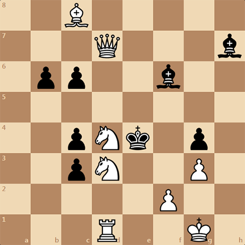Задача по шахматам, мат в 2 хода