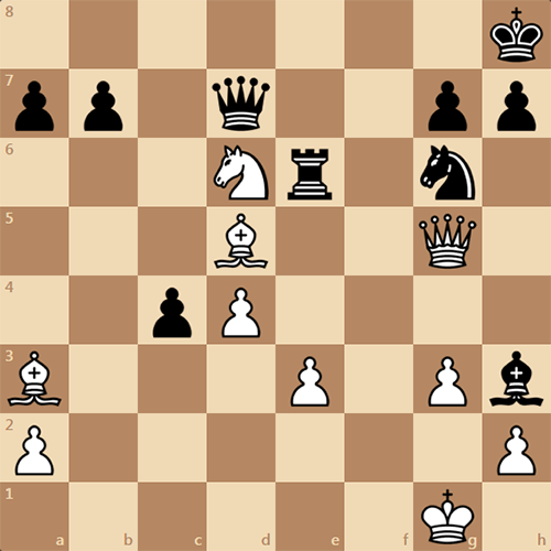 Задача по шахматам на тактику