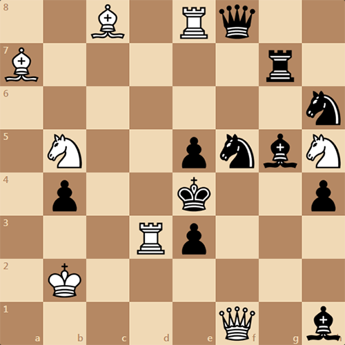 Мат в 2 хода, шахматная задача