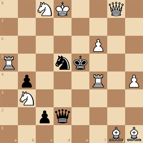 Занимательная двухходвка по шахматам