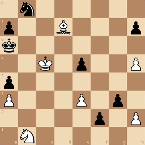 Сложный и интересный шахматный этюд