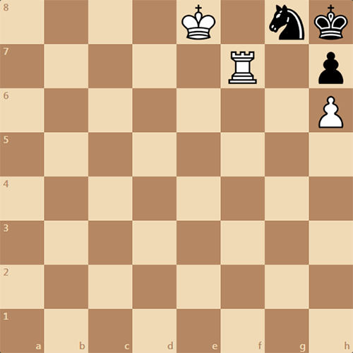Простая трехходовка, задача по шахматам