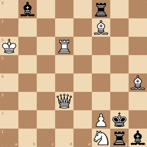 Решите задачу по шахматам, найдите мат в 2 хода