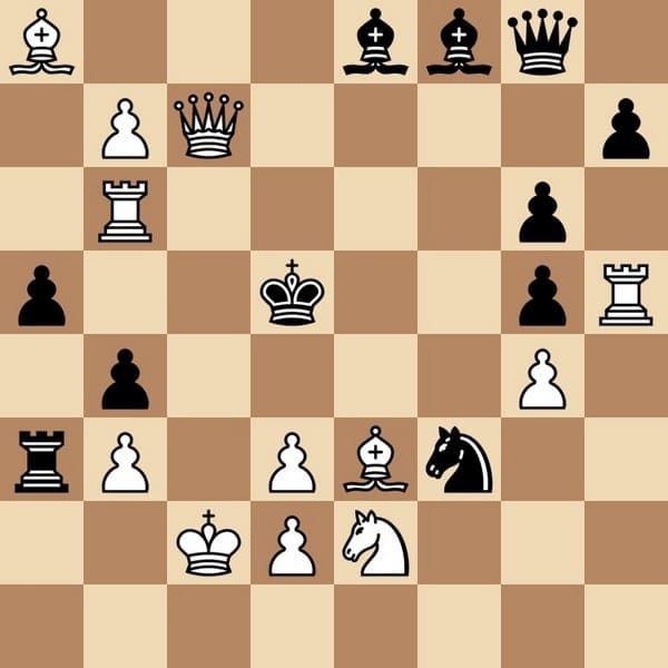 Скрытый мат в 1 ход. Увидит не каждый шахматист!