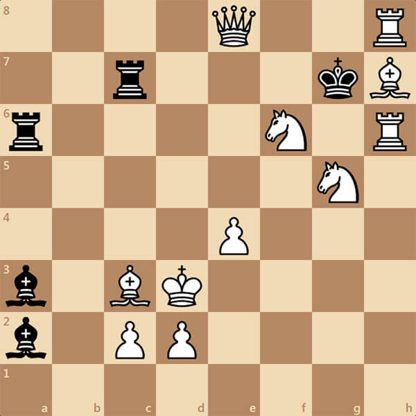 Мат в 1 ход. Шахматная загадка для любителей