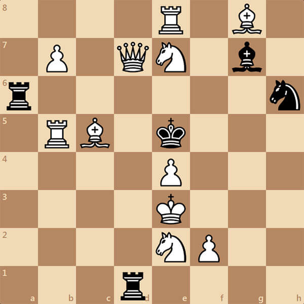 Задача на мат в 1 ход для любителей шахмат