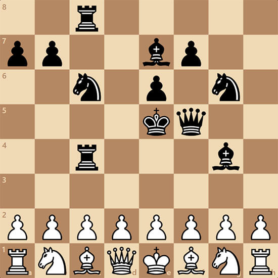 Доказательная задача 21 ход, андернахские шахматы, автор Dirk Borst