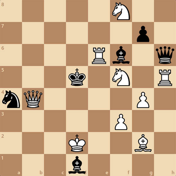 Мат в 1 ход от КМС по шахматам. Нужно будет поразмышлять