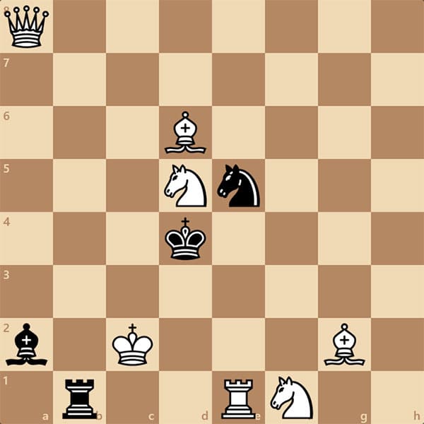 Шахматная задача для развития мозга - мат в 1 ход